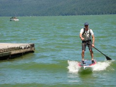 Randall Barna cruising to a win on his 60+++ birthday