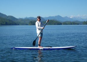elder sup and eldersup in Clayquot sound vancouver island