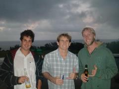 Marti'n with Robby Naish and Dave Barral