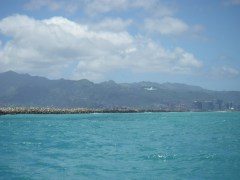 Wide open downwind spaces - heading toward Waikiki