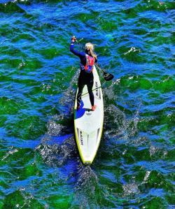 Karen Wrenn posted this very cool photo - great color and an easy way to study foot position and technique.