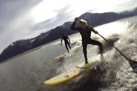 Robby Naish (happy birthday this week) and Kai Lenny in Alaska