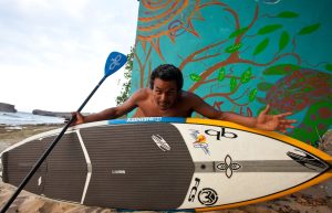 Anthony Vela embraces ocean sports with gusto!