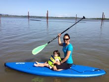 Cyril and his wife, Tiffany, share the family-sports stoke!