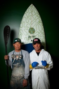 Dave Chun and Gerry Lopez collaborate and noodle around designs and ideas regularly.