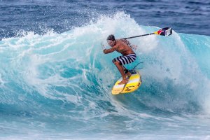 Kai Lenny scoring some sweet Maui waves and riding Naish all the way