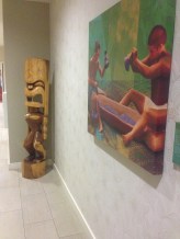 The hallway near our room