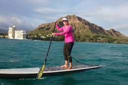 Peggy King has put in the training and downwind miles needed for the downwind racing season