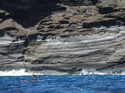 Rob Dies making his way past the China Wall