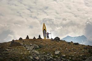 Find YOUR nearest alpine lake and let the hike-in Naish ONE adventure begin