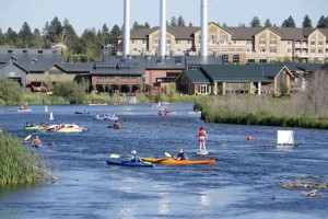 The wind was cranking downstream while I paddled upstream