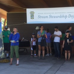 Kolleen Yake welcoming community volunteers